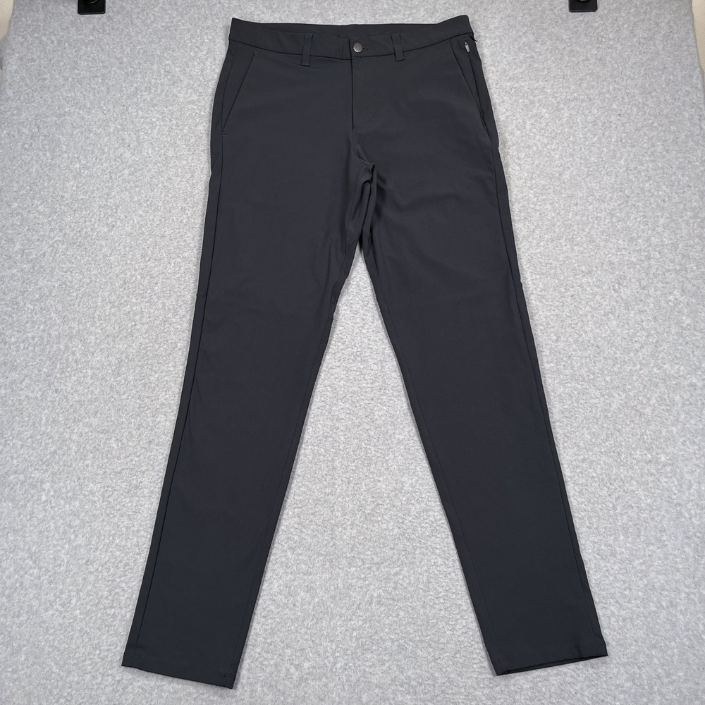 Lululemon Commission Pant Slim Mens 33x32 True Navy Warpstreme Chino LM5974S